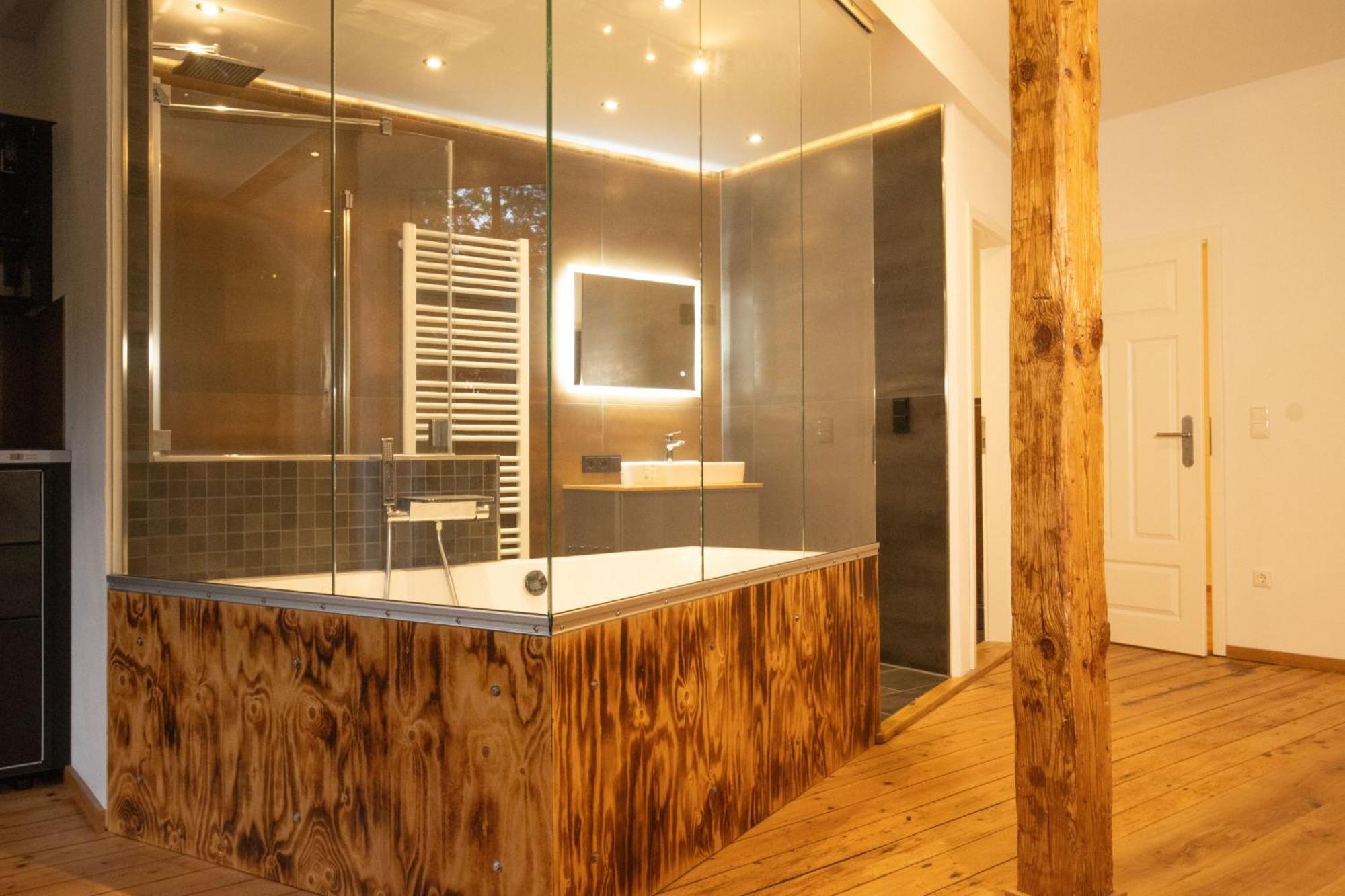 Loft Apartment Mit Grosser Badewanne A Mugeln 外观 照片