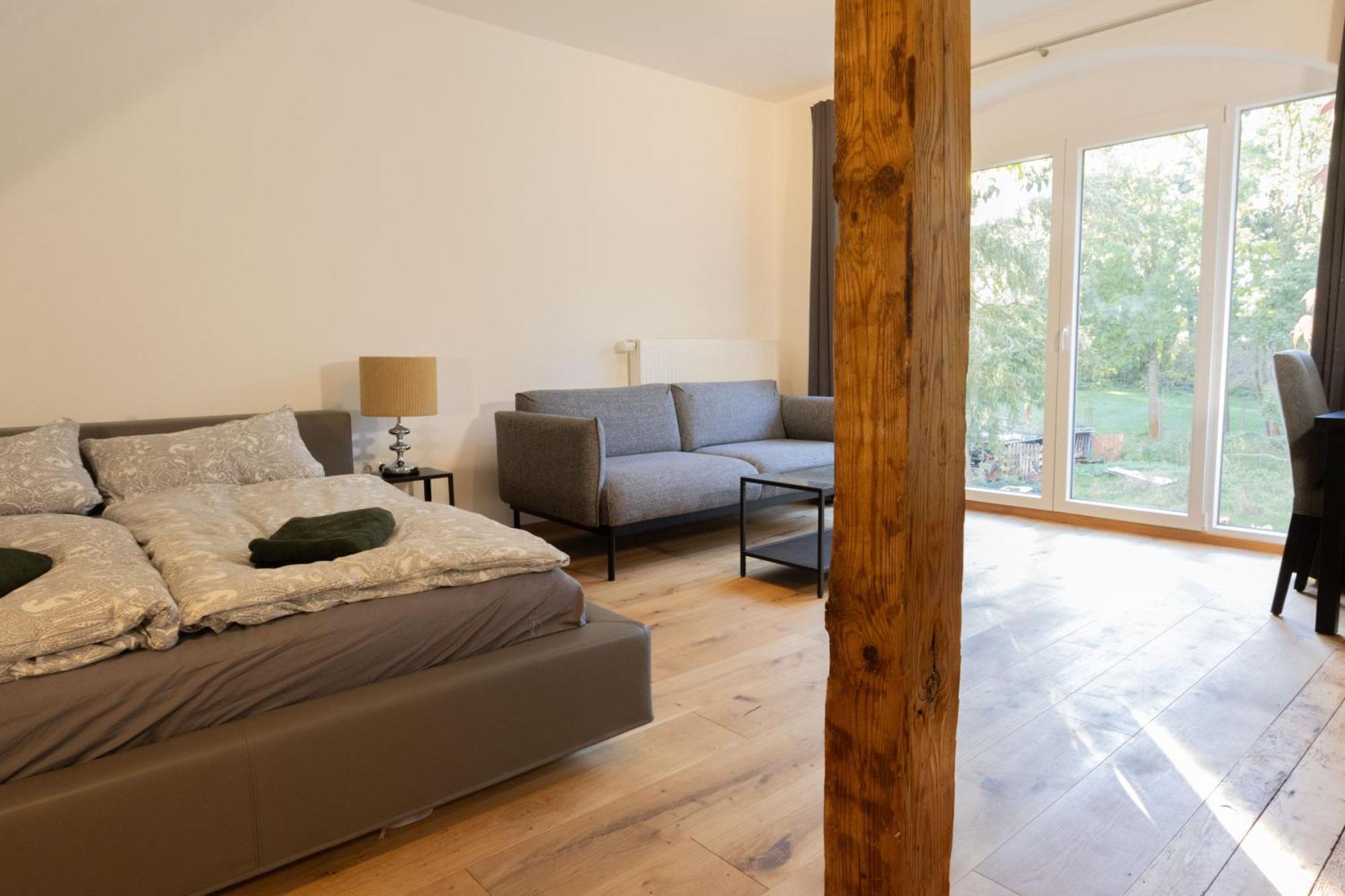 Loft Apartment Mit Grosser Badewanne A Mugeln 外观 照片